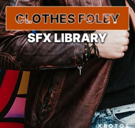 Krotos Clothes and Movement Foley SFX Library WAV